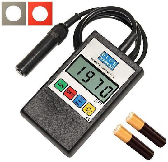 Profitool P-11-s-al Μετρητής Πάχους Βαφής από 0 έως 1990µm με Ακρίβεια Μέτρησης (±)10