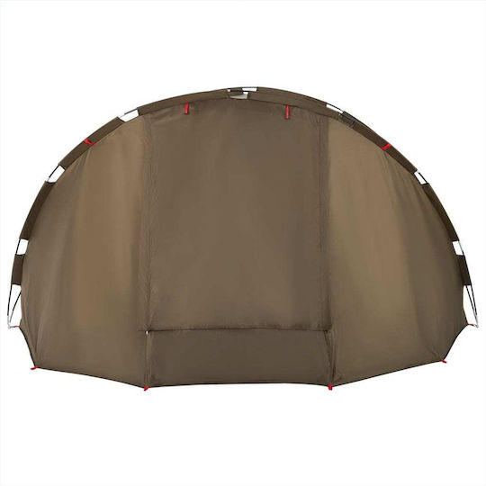vidaXL Fishing Tent Green for 4 People 298x236x152cm