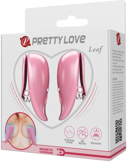 Pretty Love Leaf Σφιγκτήρες Θηλών σε Ροζ Χρώμα