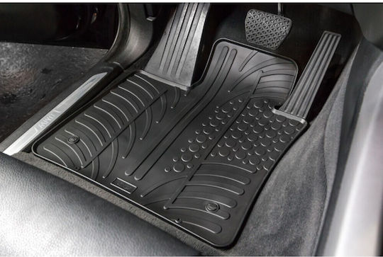 Auto Gs Set of Front and Rear Mats 4pcs for Ford C-Max 2015 Black