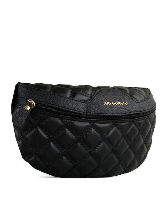 Καπιτονέ Bum Bag Τσαντάκι Ag Μαύρο Μαύρο