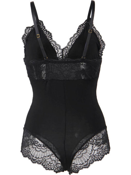 Subblime Sexy Bodysuit mit Spitze Schwarz