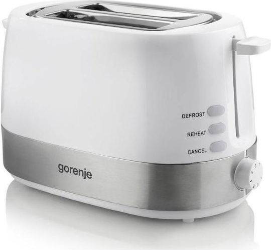 Gorenje Prăjitor de pâine 2 sloturi 850W Alb