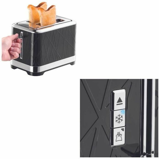Russell Hobbs Structure Prăjitor de pâine 2 sloturi 1050W Negru