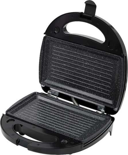 Telemax KJ-302 Sandwich Maker with Removable Plates for for 2 Sandwiches Sandwiches 750W Inox