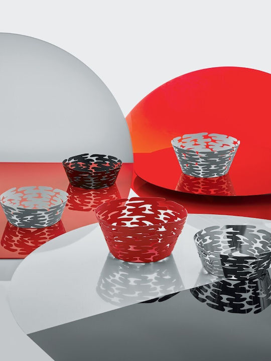 Alessi Fruit Bowl Metallic Silver 18x18x6.5cm