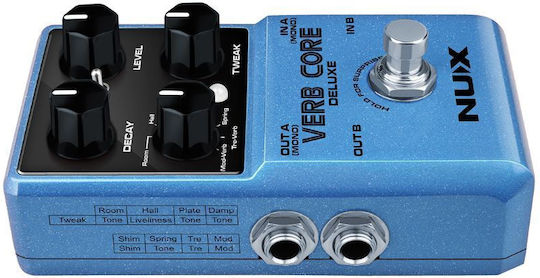 NUX Verb Core Deluxe MKII Pedale Fußschalter Nachhall E-Gitarre