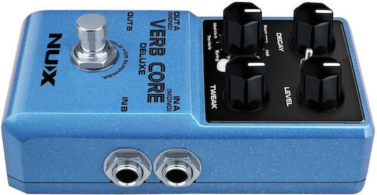NUX Verb Core Deluxe MKII Pedale Fußschalter Nachhall E-Gitarre