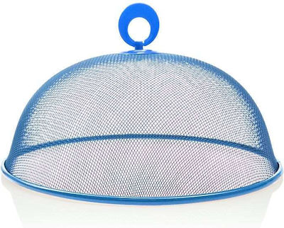 Food Cover made of Metal 28cm in Blue Color 1pcs