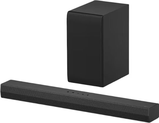 LG S40T Soundbar 2.1 Bluetooth και HDMI 300W με Ασύρματο Subwoofer και Τηλεχειριστήριο Μαύρο
