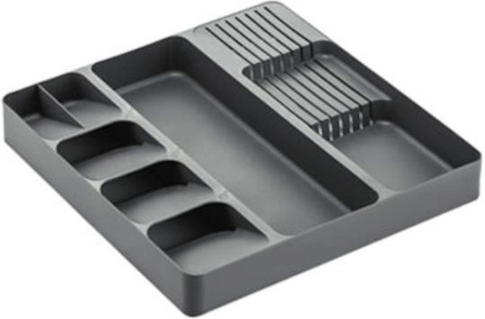 TnS Tăvi Pentru Tacâmuri De Sertar Din Plastic 39x38x5cm Albă