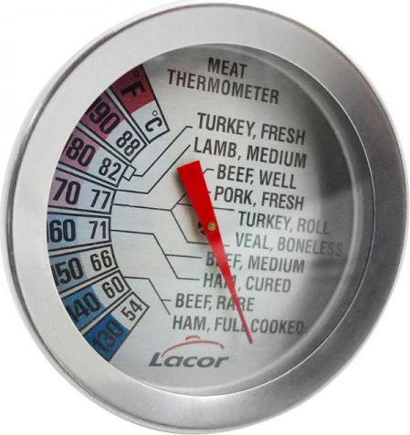 Lacor Termometru pentru carne Analog Termometru Cuptor +54°C / +88°C