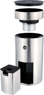 Wilfa Elektrische Kaffeemühle 80W und 41 Mahlstufen Silber