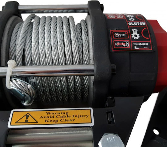 Electric 4x4 Car Winch 12V with Towing Capacity 1814kg