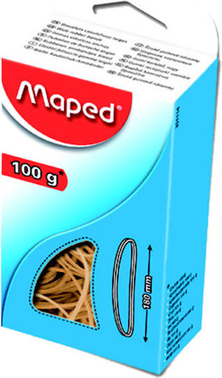 Maped в Кутия 120mm 100gr Гумени пръстени за опаковане с диаметър 120мм Кафяв 100гр