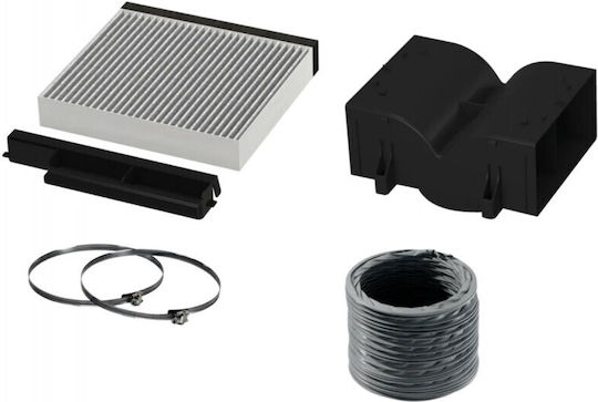 Bosch Air Recycling Unit for Vent Hoods Compatible with Bosch 15x15cm 6 Pieces