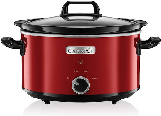 Crock-Pot Aragaz multifuncțional 210W cu Capacitate 3.5lt Roșu