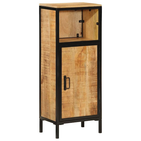 vidaXL Holz Badezimmerschrank B40xT27xH90cm Braun