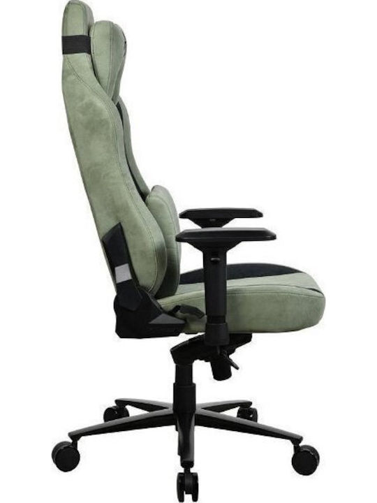 Arozzi Vernazza Supersoft Υφασμάτινη Καρέκλα Gaming με Ρυθμιζόμενα Μπράτσα Forest Green