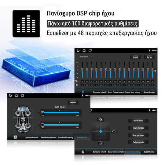 Kirosiwa Car Audio System for Hyundai ix20 2010 2019 (Bluetooth/USB/WiFi/GPS) with Touch Screen 7"