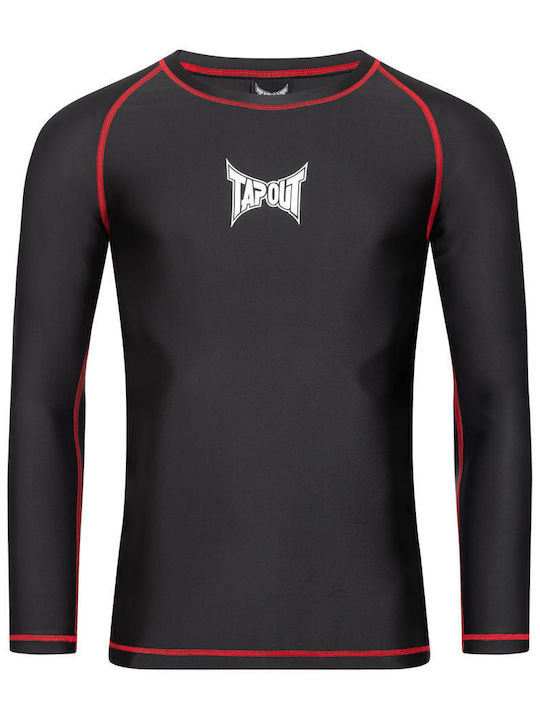 Αθλητικό T-shirt Black/white/red