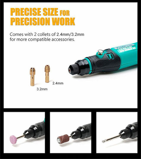 Proskit Electric Rotary Multi Tool 3.7V 1x0.6Ah with Speed Control