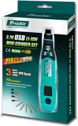 Proskit Electric Rotary Multi Tool 3.7V 1x0.6Ah with Speed Control