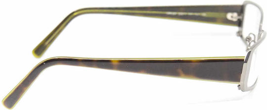 Prada Women's Acetate Silver Prescription Eyeglass Frame PRVPR50 7AY1O1