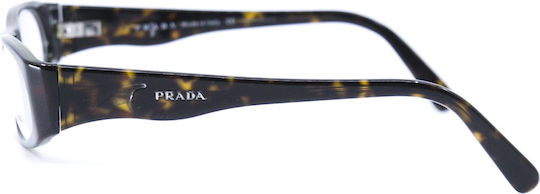 Prada Women's Acetate Brown Prescription Eyeglass Frame PRVPR08 5AY1O1