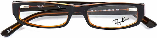 Ray Ban Γυναικείος Κοκκάλινος Σκελετός Γυαλιών Μαύρος RB5127 2044
