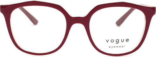 Vogue Rame Ochelari Pentru Femei Acetat Structură Scheletică Ochi De Pisică Roz VY2017 2931