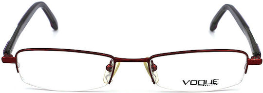 Vogue Kids Metal Prescription Eyeglass Frame Red VO3536 761
