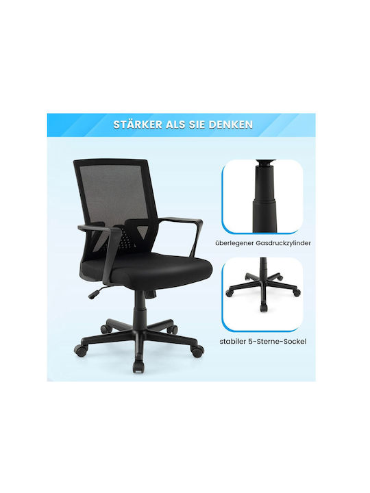 Costway Office Chair With Recline Black