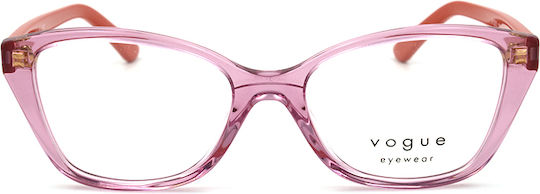 Vogue Rame Ochelari Copii Acetat Structură Scheletică Fluture Roz VY2010 2836