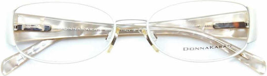 DKNY Femei Metalic Rame Ochelari Alb DK3567-1059