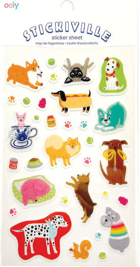 Ooly Aufkleber Stickiville Quirky Dogs