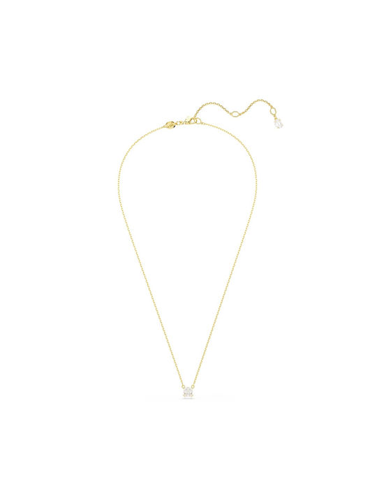 Swarovski Stilla Necklace Double Family Gold Plated