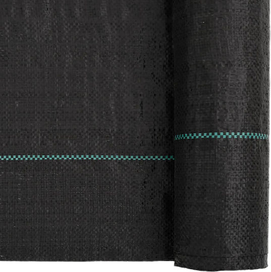 vidaXL 4005180 Ground Cover Fabric 100gr/m² 1x25m Black