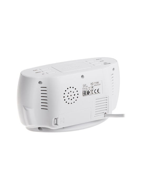 Adler Ceas Digital de Masă cu Alarmă AD 1186 W