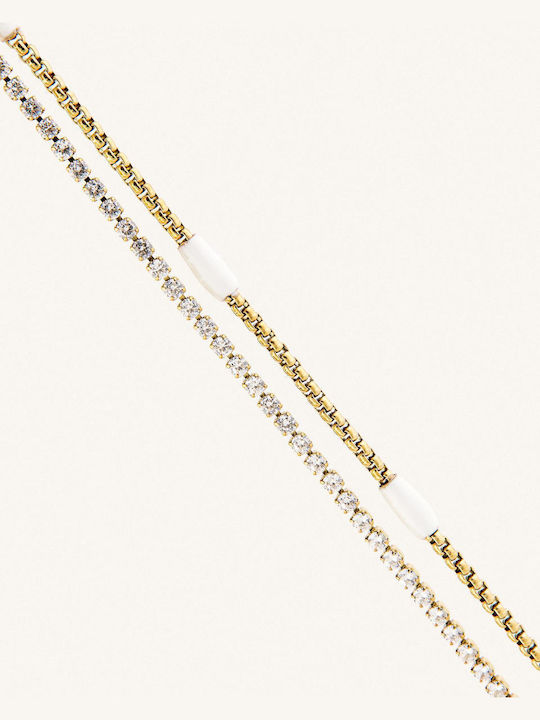 StanStefan Bracelet Chain made of Steel Gold Plated