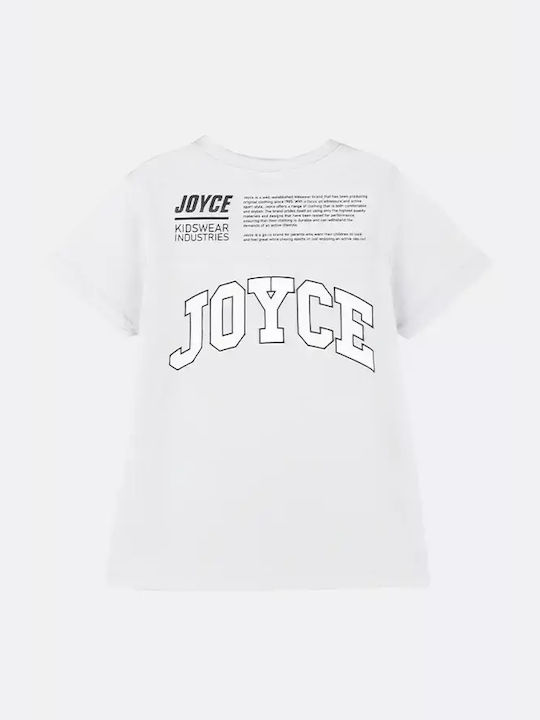 Joyce Παιδικό T-shirt Εκρού