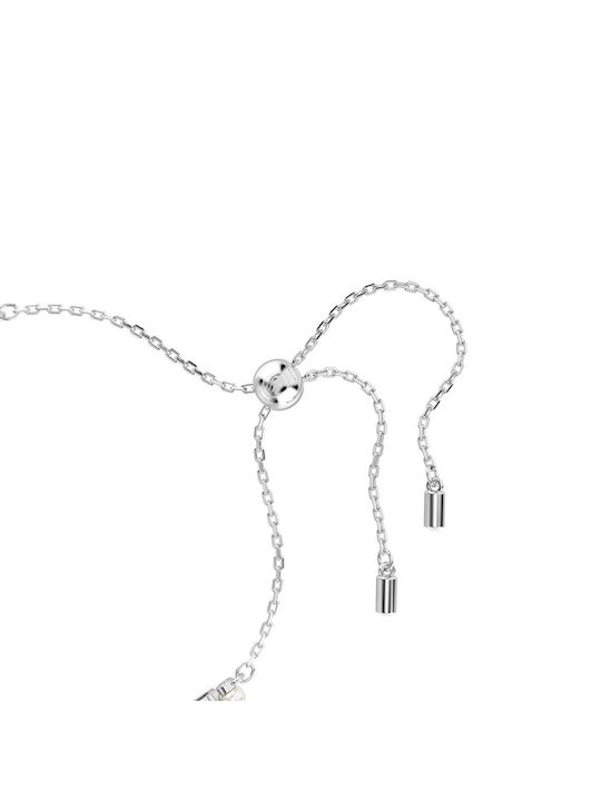 Swarovski Matrix Γυναικείο Βραχιόλι Αλυσίδα από Ασήμι 24cm