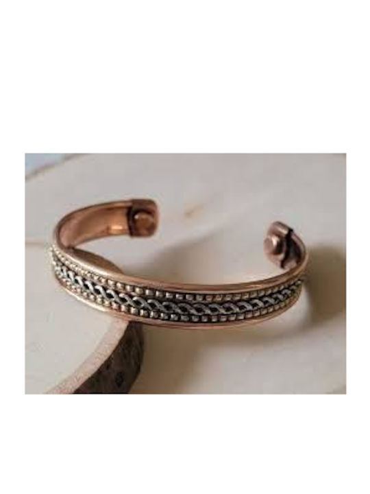 Copper Bracelet Engraved Magnetic Designs