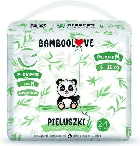 Bamboolove Klebeband-Windeln für 6-11 kgkg 24Stück