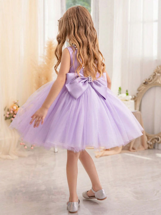Kinderkleid Ärmellos Lilac