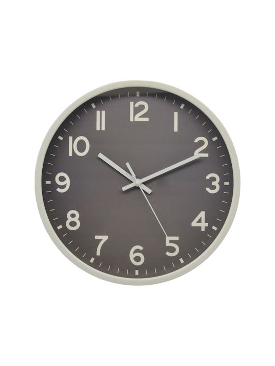 Ankor Wall Clock Plastic White Various Colors)