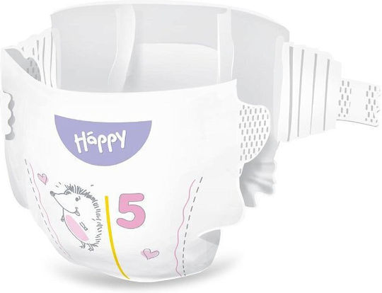 Happy Памперси с лента Soft & Delicate № 5 за 11-18kg 12бр