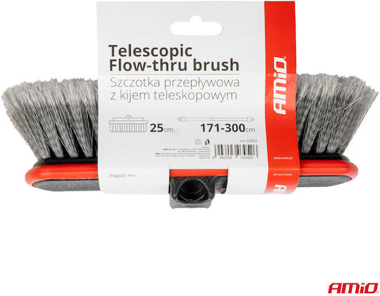 AMiO Telescopic Car Wash Broom with Water Supply 171-300cm