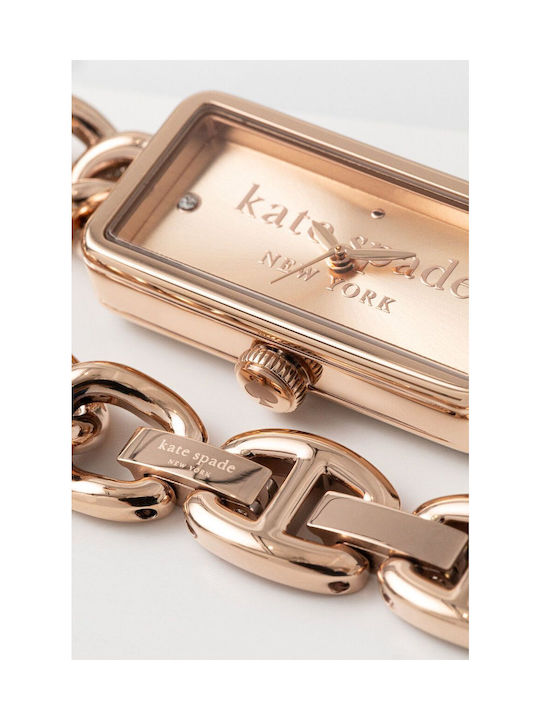 Kate Spade Watch with Pink Gold Metal Bracelet