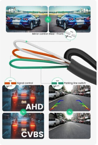 Rückfahrkamera für Autos mit Nachtsicht Universell